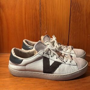 Victoria Berlin Leather and Suede Unisex Trainers Negro Sneakers EU 37 US 6.5